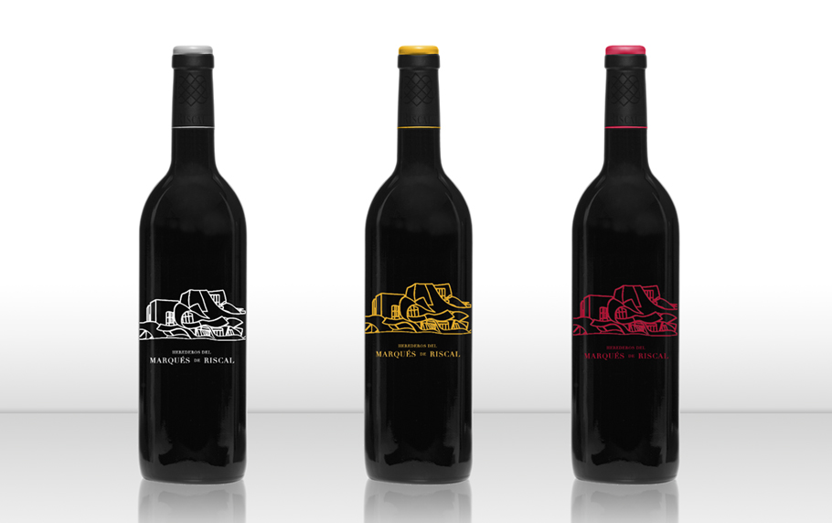 Diseño etiqueta vino Marqués de Riscal